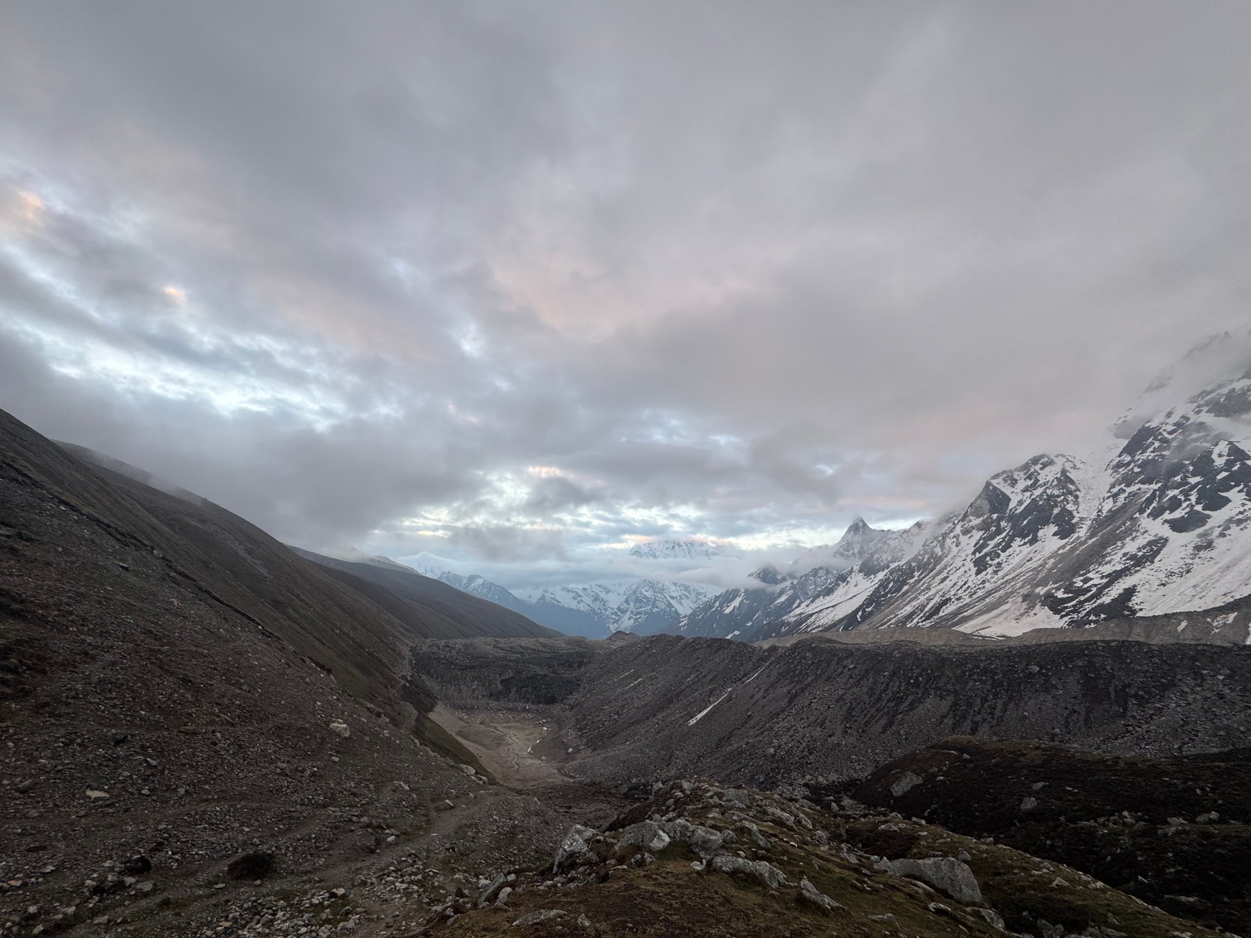 An early start in the high valley.